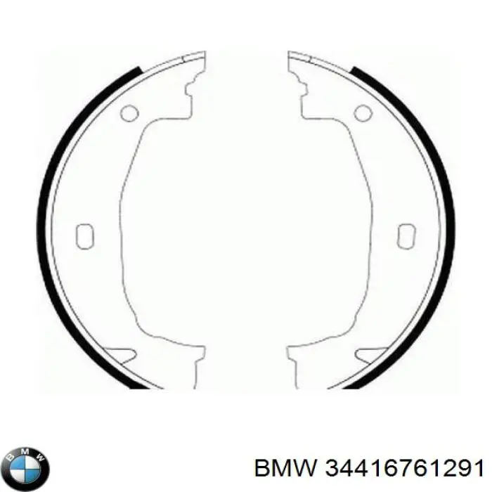 Колодки стояночного тормоза BMW 34416761291