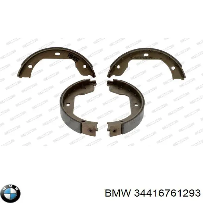 Купить 34416761293 BMW Колодки ручника/стояночного тормоза
