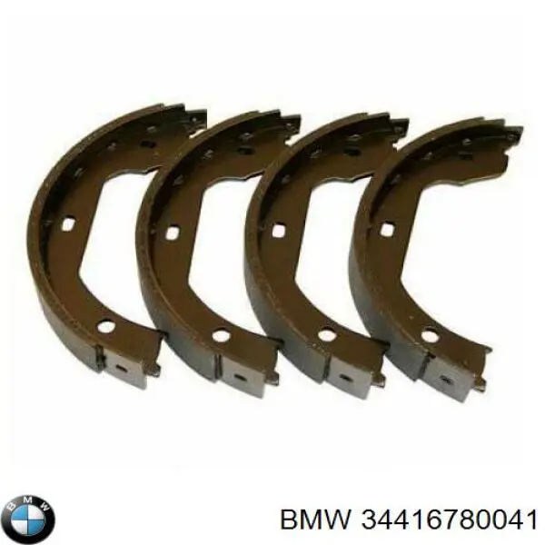 34416780041 BMW Тормозные колодки ручника