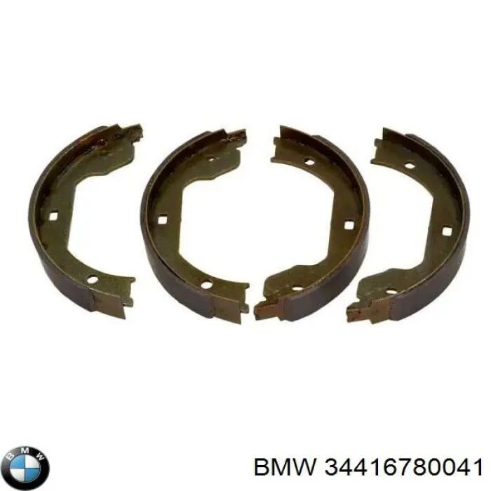 Тормозные колодки стояночного тормоза BMW 34416780041 цена, от 37.88 USD
