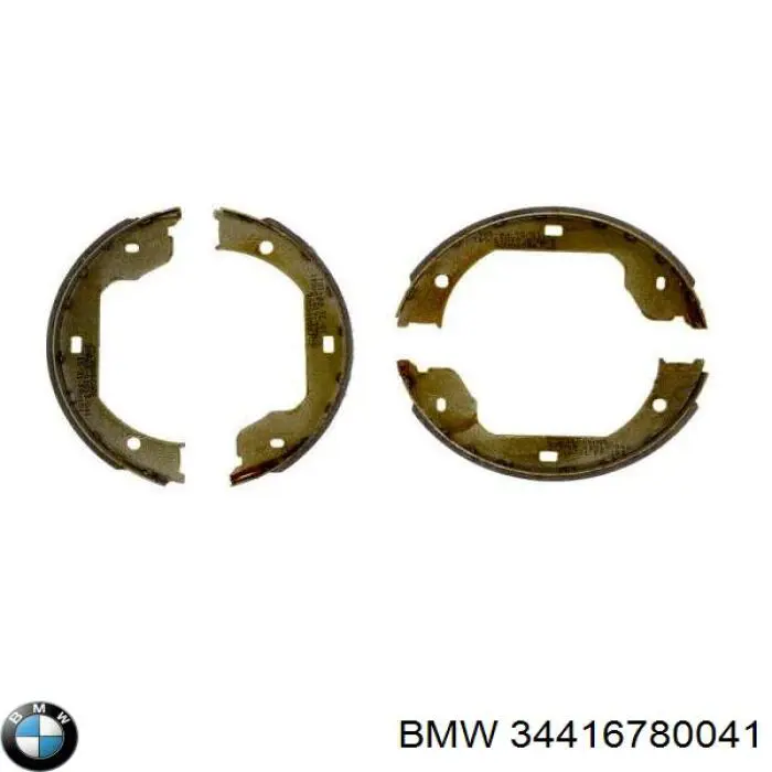 Купить 34416780041 BMW Колодки ручника/стояночного тормоза