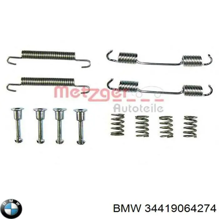 Ремкомплект тормозных колодок BMW 34419064274 цена, от 9.81 USD