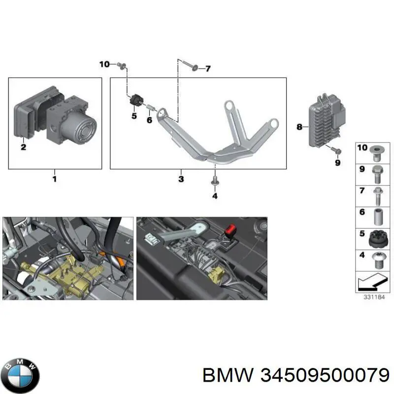 Купить 34526866200 BMW Блок управления АБС