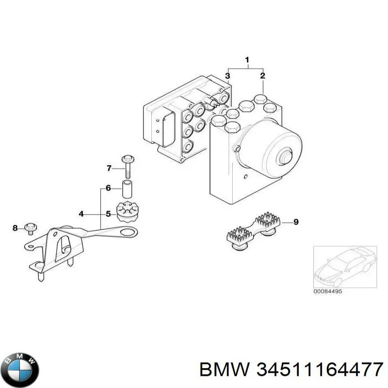 Купить 34516756287 BMW Блок управления ABS