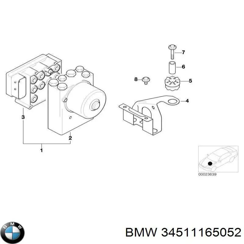 Блок АБС 34516756287 BMW