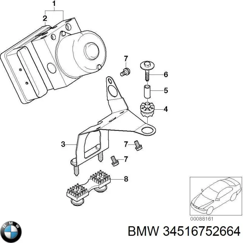 Купить 34516752664 BMW 