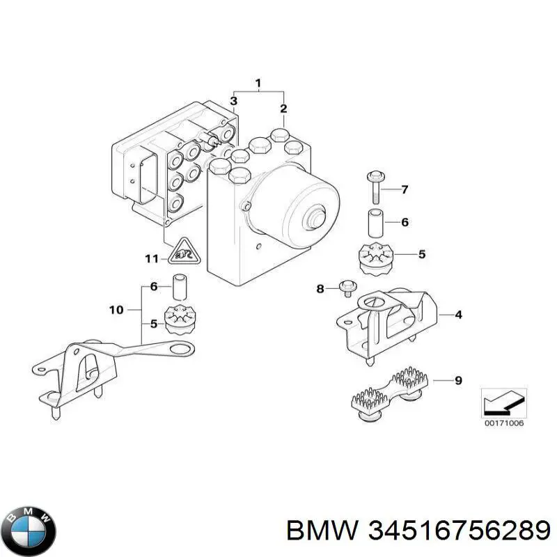  BMW 34516756289 цена, от 140.05 USD