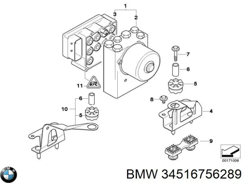 34516756289 BMW 