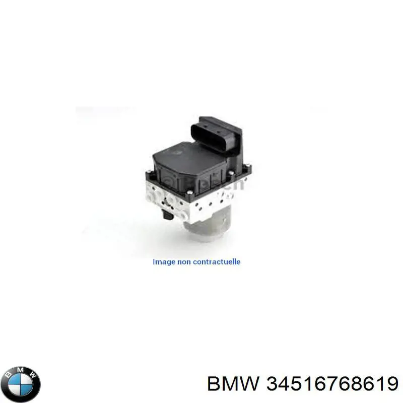 34516768911 BMW блок управления абс (abs гидравлический)