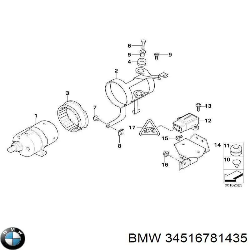 34516781435 BMW compressor de aparelho de ar condicionado