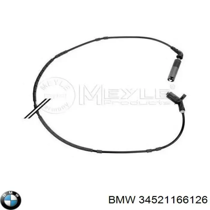 34521166126 BMW sensor abs traseiro
