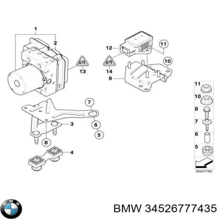 34526777435 BMW Sensor De Velocidad DSC original y equivalente