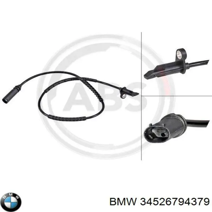 Купить 34526865796 BMW Датчик АБС задний
