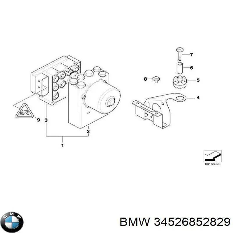  BMW 34526852829 цена, от 253.39 USD