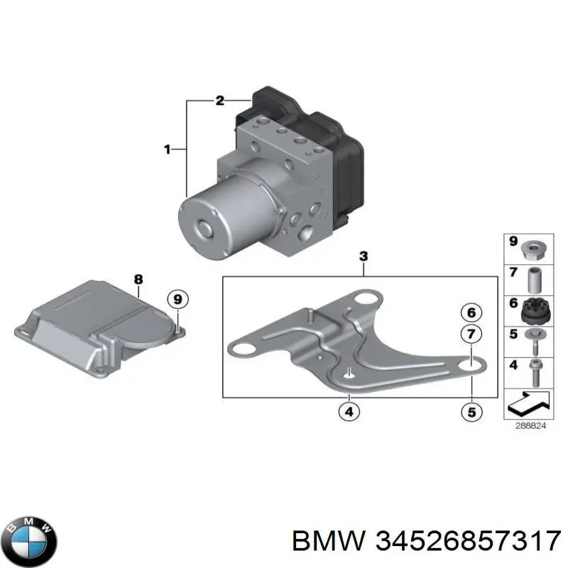  BMW 34526857125 цена, от 240.72 USD
