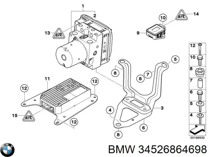 34526864698 BMW ЭБУ ABS