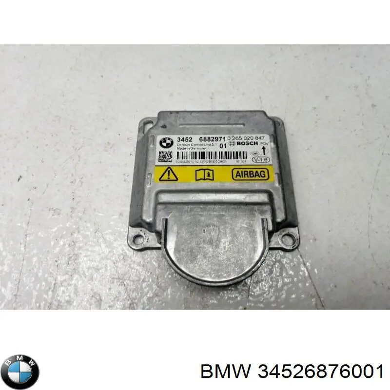 34526868598 BMW Модуль-процессор управления подушкой безопасности (ЭБУ AIRBAG)
