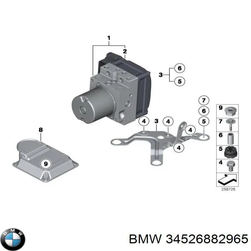  BMW 34526882965 цена, от 214.54 USD