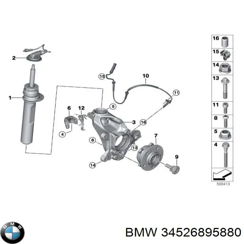 Передний датчик АБС ATE 24071021013 цена, от 25.14 USD