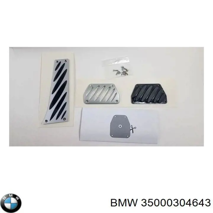 35000304643 BMW накладки педалей, комплект