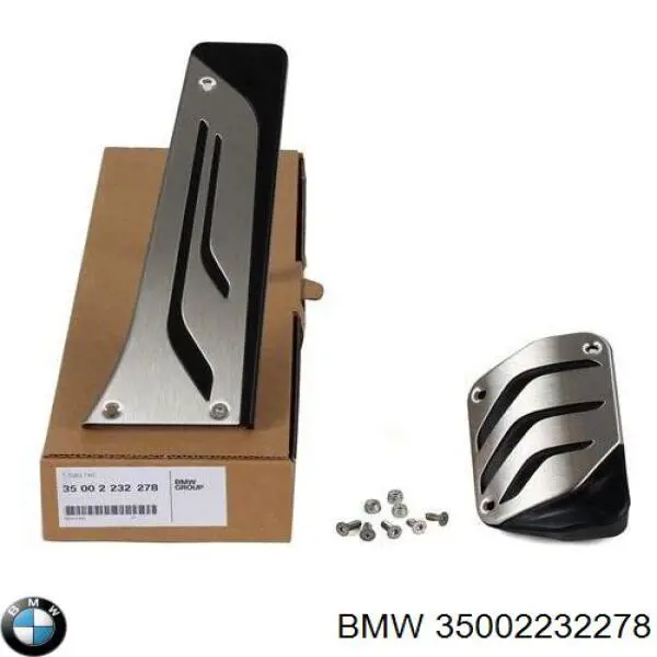 Placas sobrepostas dos pedais, kit para BMW 5 (F10)