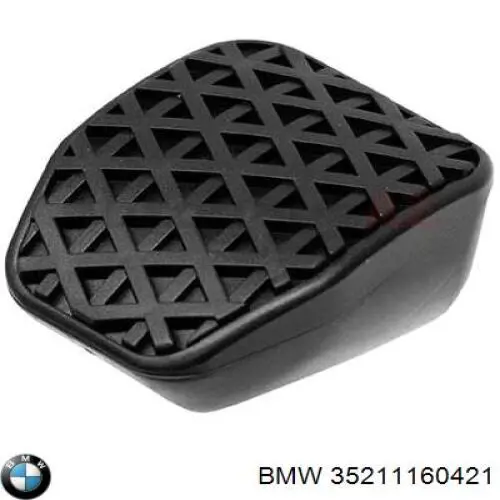 35211160421 BMW placa sobreposta de pedal do freio