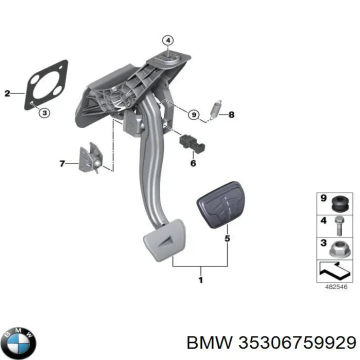 Купить 35306759929 BMW 