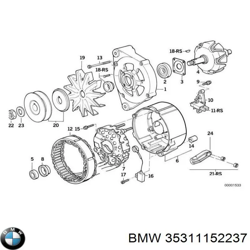  BMW 35311152237 цена, от 5.46 USD