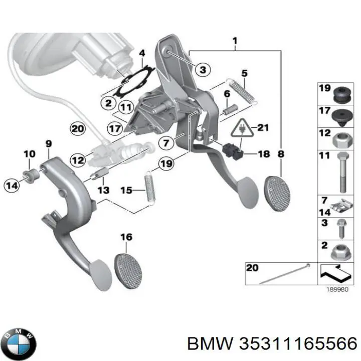 Купить 35311165566 BMW 