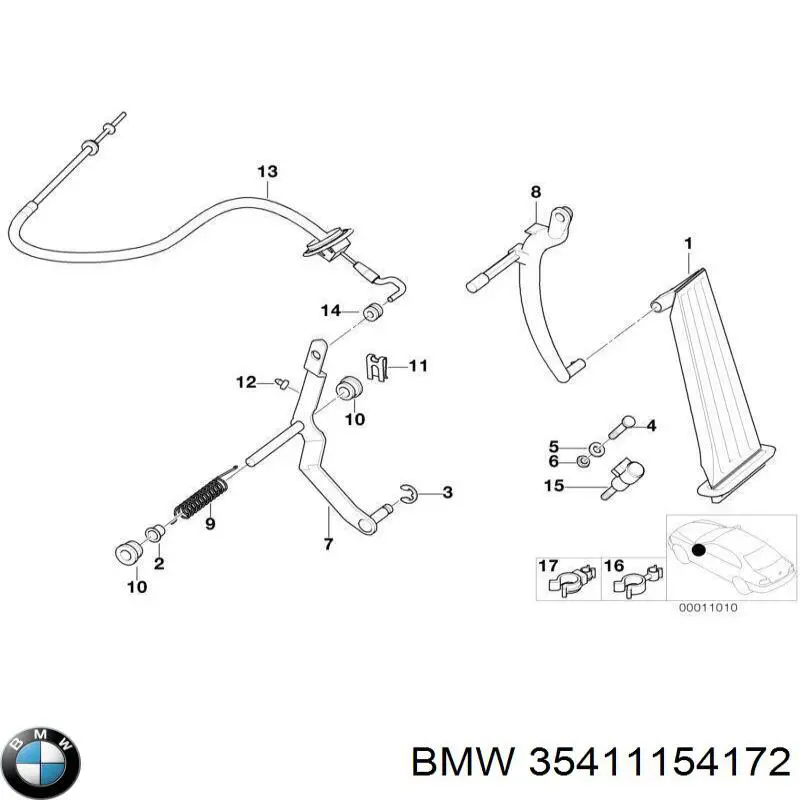 Втулка стартера BMW 35411154172 цена, от 2.76 USD