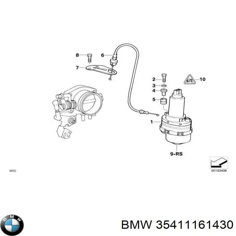 Regulador da válvula de borboleta para BMW 5 (E39)