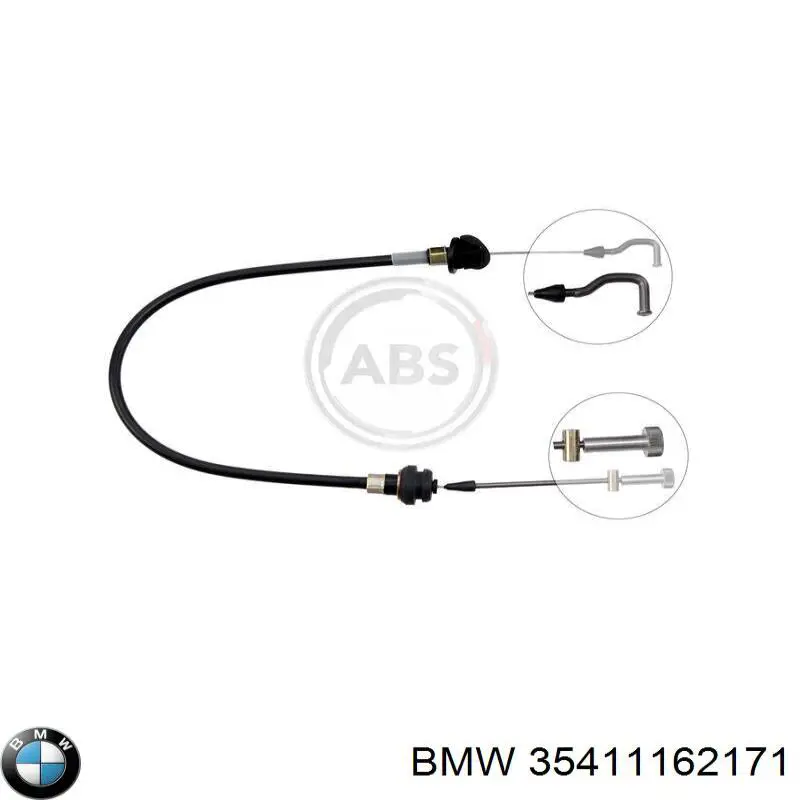 35411162171 BMW трос/тяга газа (акселератора)