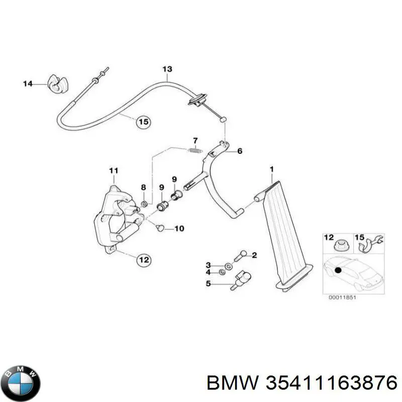  BMW 35411163876 цена, от 10.14 USD