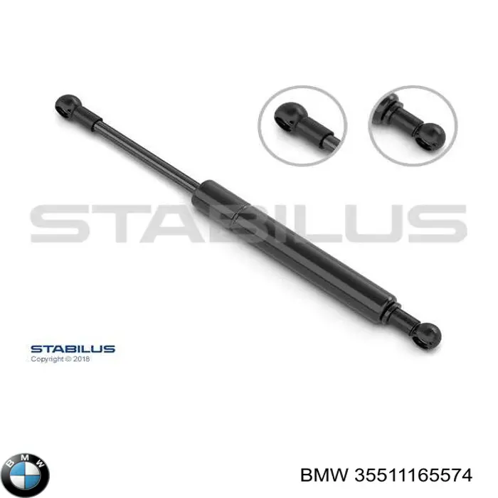 Амортизатор педали стояночного тормоза 35511165574 BMW