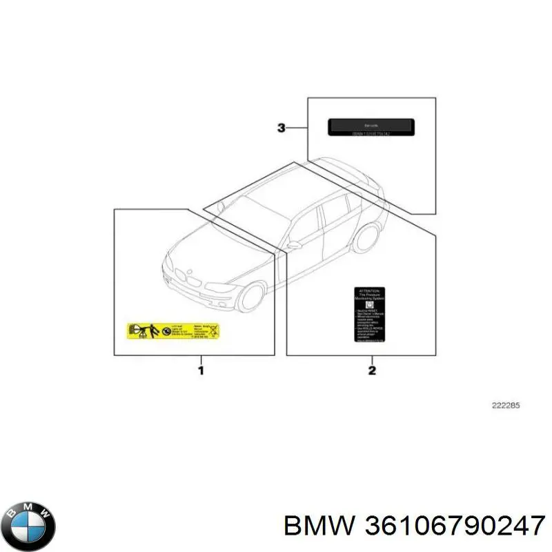 Блок системы контроля давления в шинах 36106864952 BMW