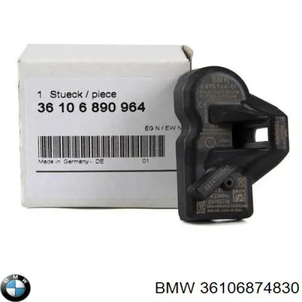 36106874830 BMW датчик давления воздуха в шинах