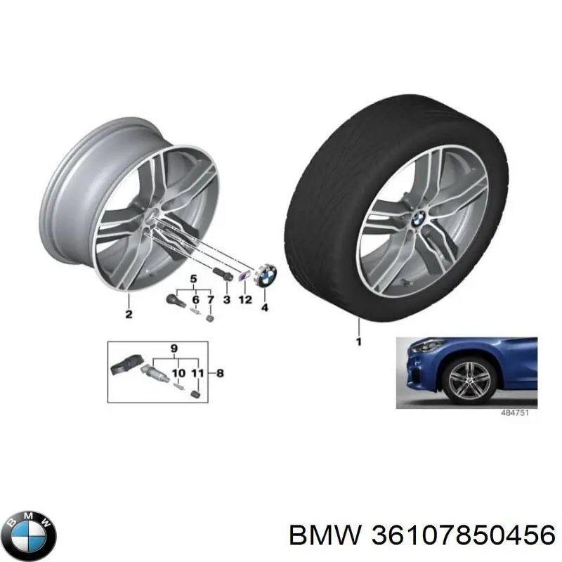 Диски BMW 36107850456 цена, от 316.73 USD