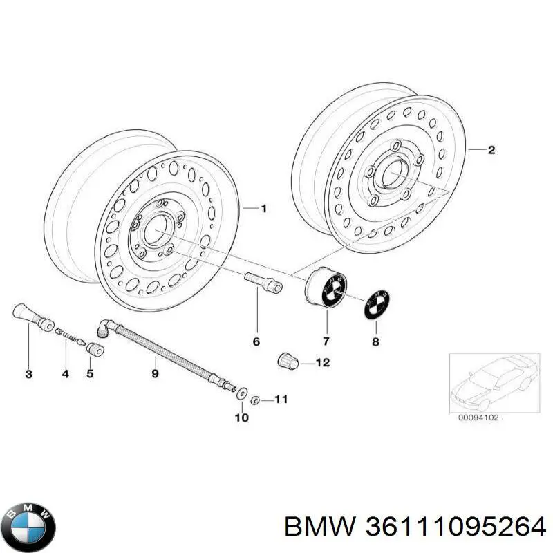  BMW 36116750006 цена, от 50.68 USD