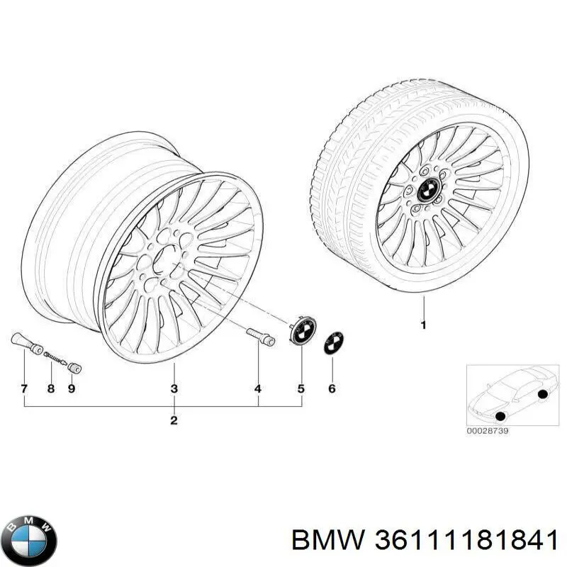  BMW 36111181841 цена, от 296.75 USD