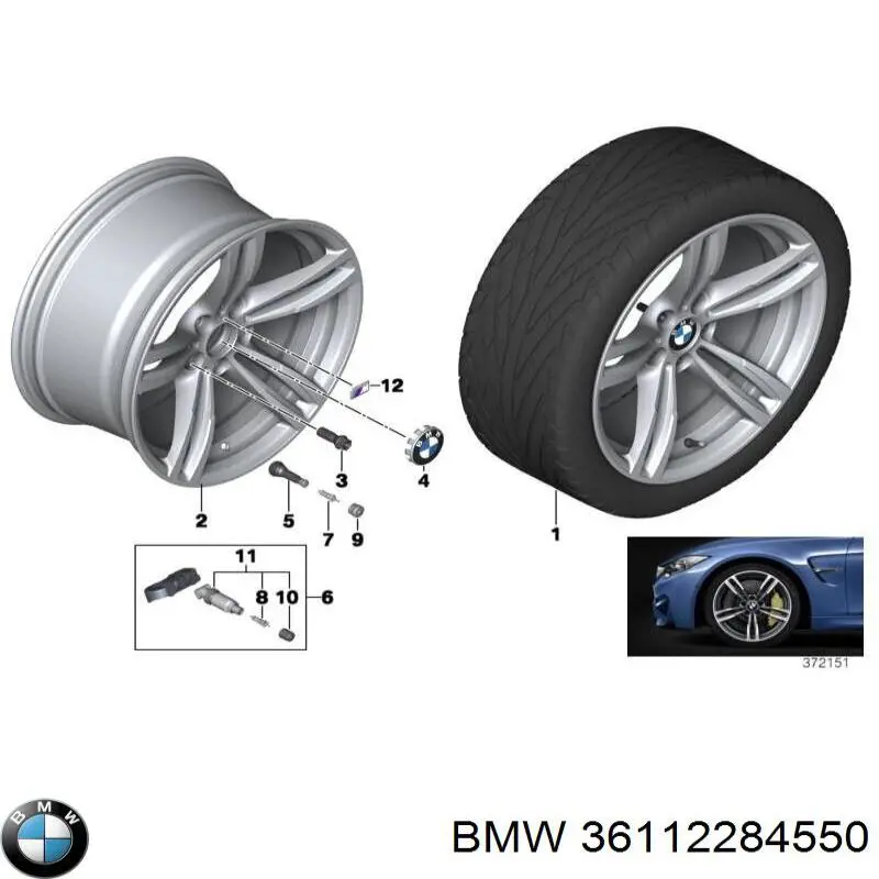 36112284550 BMW Оригинальные диски