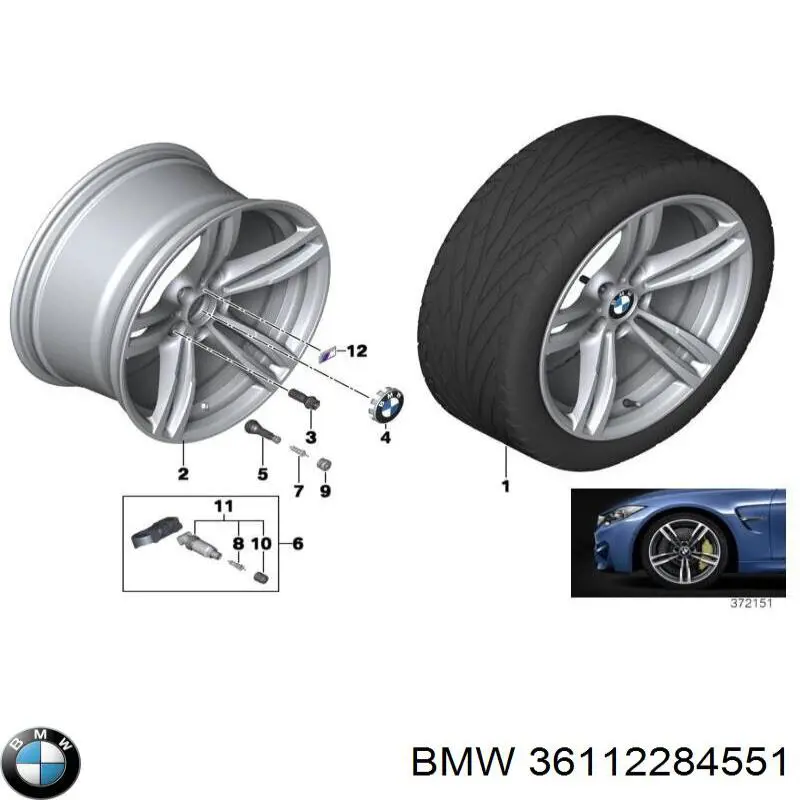 Диски BMW 36112284551 цена, от 1532.55 USD