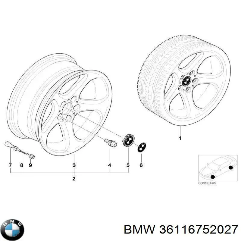 Диски BMW 6752027 цена, от 88.69 USD