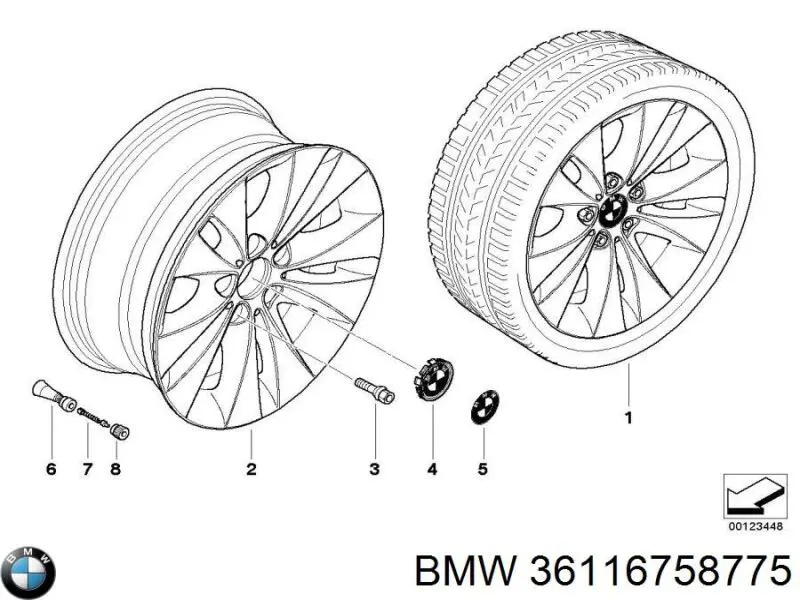  BMW 36116758775 цена, от 425.93 USD
