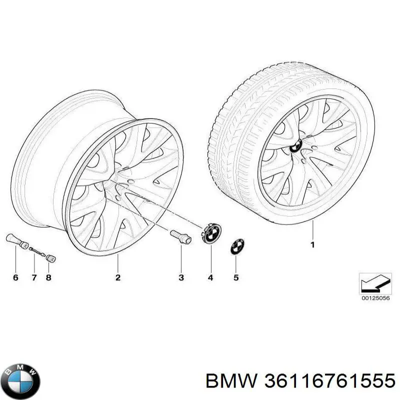 36116761555 BMW 