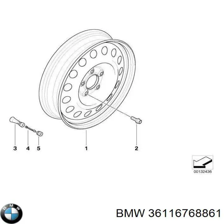  BMW 36116768861 цена, от 124.84 USD