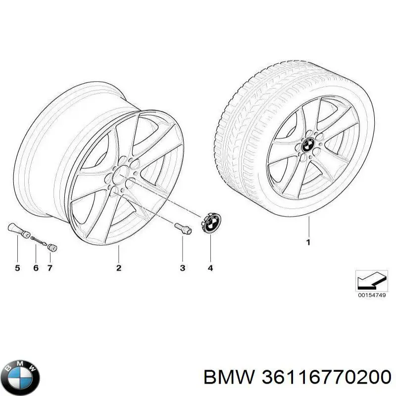 Discos de roda de aleação ligeira (de aleação ligeira, de titânio) para BMW X5 (E70)