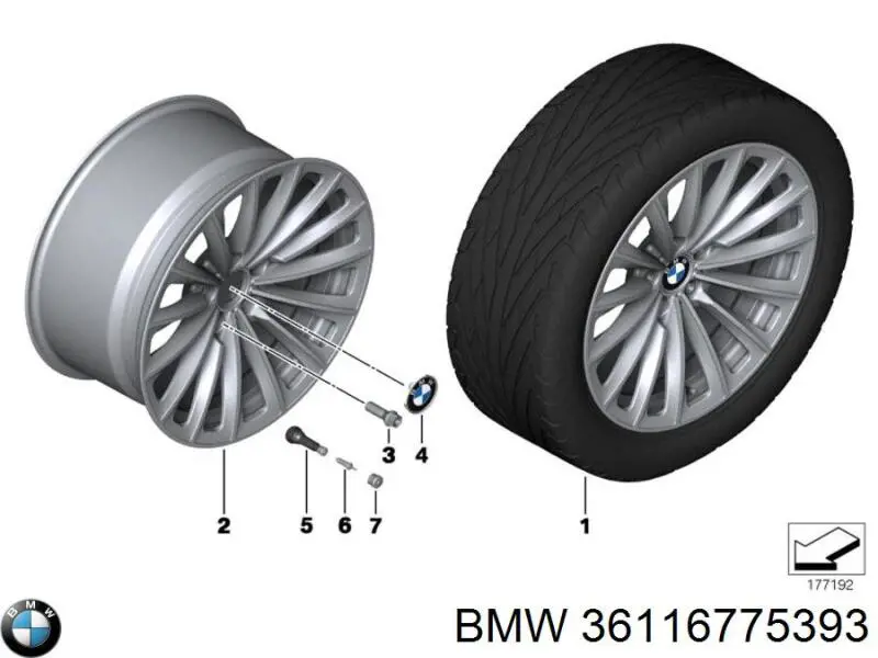 Диски BMW 36116775393 цена, от 625.87 USD