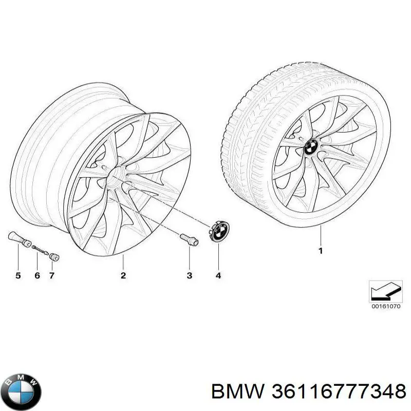 36116777348 BMW 