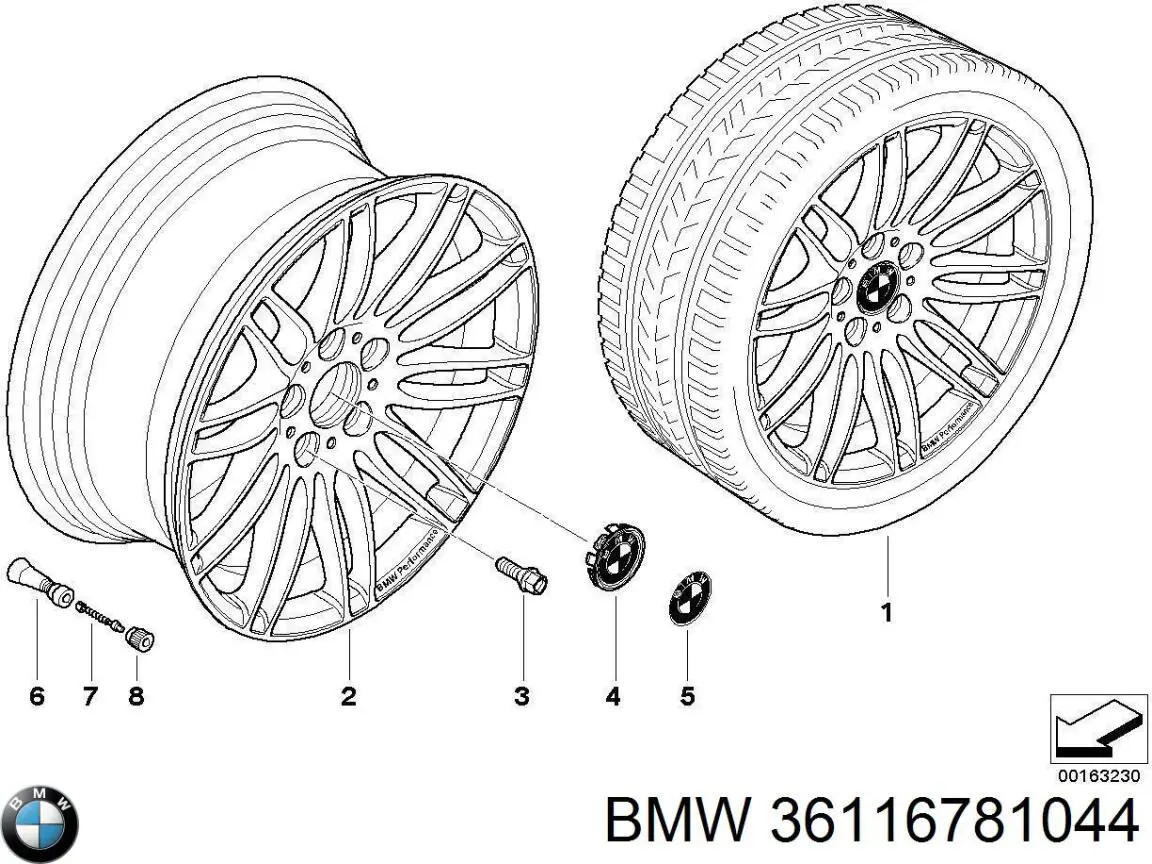 36116781044 BMW 