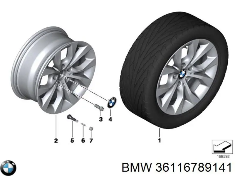 Диски на авто BMW 36116789141